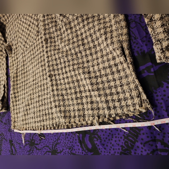 MNML NWOT Woven Button Up Flannel Size XL - Picture 3 of 8